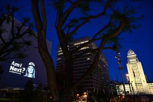 Read more about the article Am I Next? and We Belong Here Projections Unveiled at Los Angeles Music Center and Grand Park